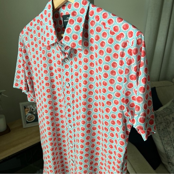 Rodd & Gunn Men’s S/S Watermelon Print Sports Fit Button Up Size S - Picture 2 of 13